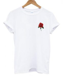 Rose With Skull Inside T shirt