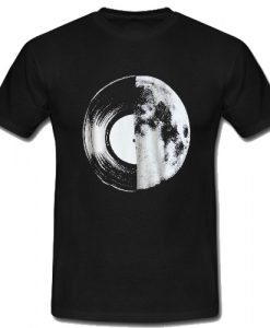 Half Moon Record Album T Shirt3