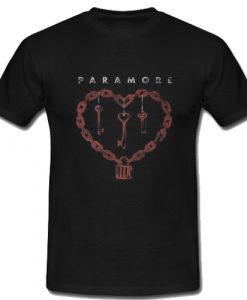 Paramore key heart T Shirt