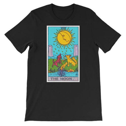 The Moon Tarot Card T Shirt