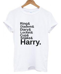 Horcruxes Ring Diadem Diary Locket Cup Snake Harry T shirt