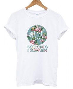 5 Seconds Of Summer logo floral