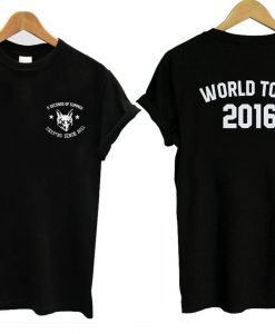 5 seconds of summer world tour 2016 twoside shirt