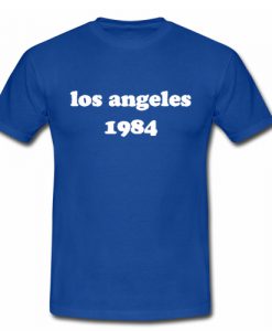 Los Angeles 1984 T shirt Blue