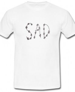 Sad flower T shirt