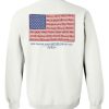 red white and better than you sweatshirt back