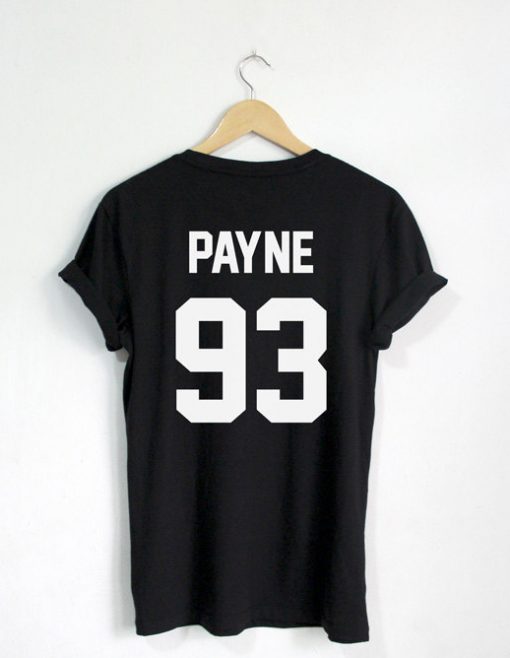 Liam Payne 93 T shirt Back