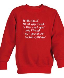 Michael Clifford 5sos sweatshirt