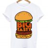 big tasty burger white tshirt
