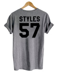 harry styles 57 grey tshirt