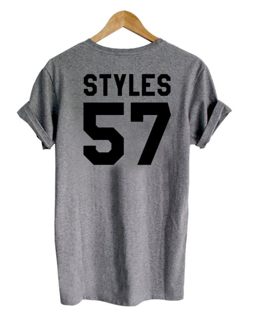harry styles 57 grey tshirt