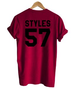 harry styles 57 maroon tshirt