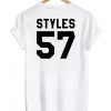 harry styles 57 white tshirt
