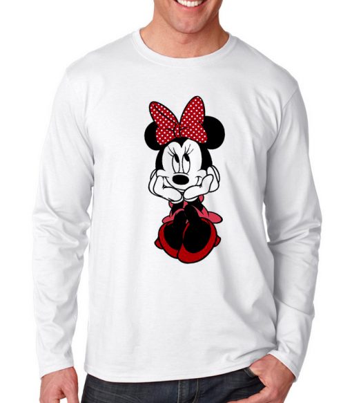 minnie mouse longsleeve sweatshirt