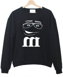 m&m sweatshirt black