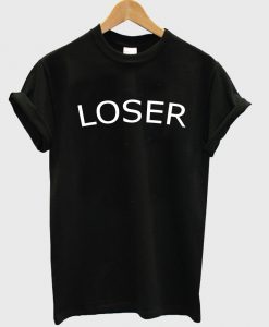 loser tshirt black