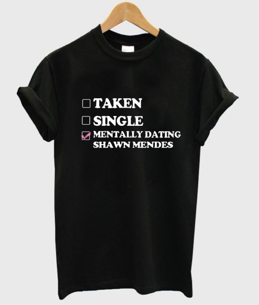 mentally dating shawn mendes shirt black