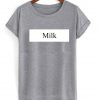 milk shirt grey