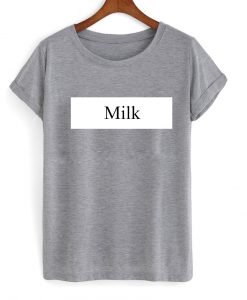 milk shirt grey