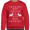 merry christmas a filthy animal sweatshirt