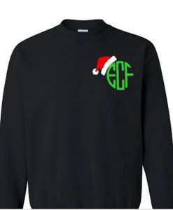 Monogramed Christmas Sweatshirt