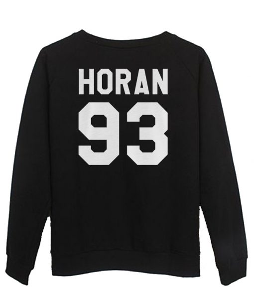 horan 93 sweatshirt back