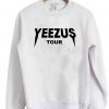 yeezus tour white sweatshirt