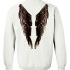 angel wings sweatshirt back