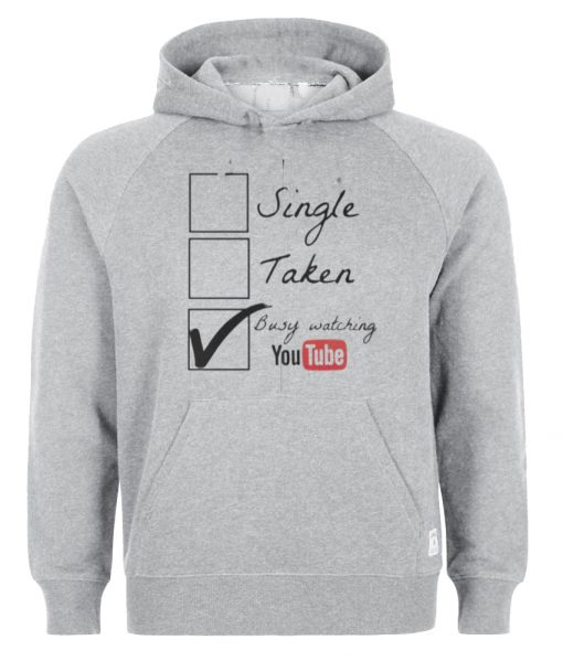 busy watching youtube hoodie