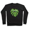 Monstera Leaf Monster Crewneck Sweatshirt
