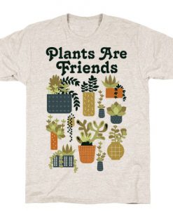 Plants Are Friends Retro T-Shirt
