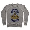 World's Mightiest Teacher Crewneck Sweatshirt