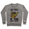 You Can't Solve Crimes if You Ain't Cute - Pikachu Crewneck Sweatshirt