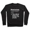 Feminism Definition Crewneck Sweatshirt