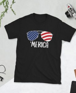 4th of July Merica independence day Sunglasses Tee shirt