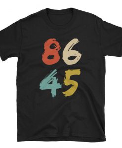 86 45 Impeach Retro, Retro Anti Trump T-Shirt