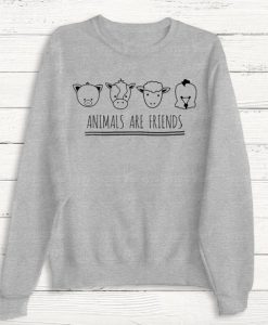 Animals Are Friends Sweatshirt