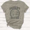 Summer Desert T-Shirt, Ladies Unisex Crewneck Shirt, Outdoor T-shirt, Cute Tshirt, Retro, Vintage, 70's, Nature, Outdoor, Gift
