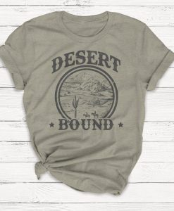 Summer Desert T-Shirt, Ladies Unisex Crewneck Shirt, Outdoor T-shirt, Cute Tshirt, Retro, Vintage, 70's, Nature, Outdoor, Gift