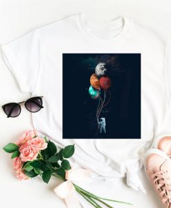Planet balloons unisex t-shirt