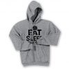 Eat Sleep Mostly Eat Volleyball Hoodie