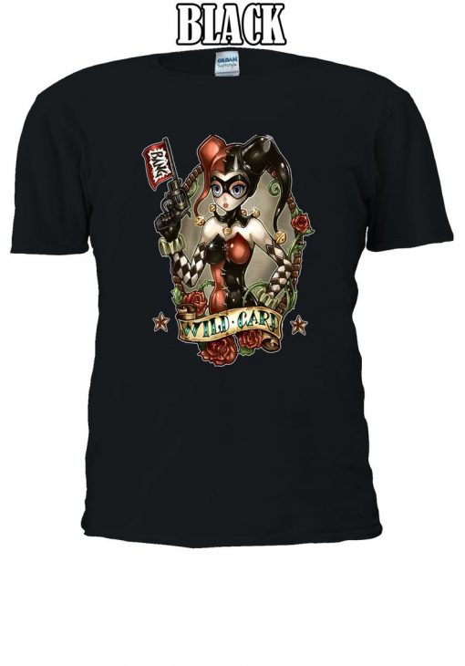 Harley Quinn Joker Wild Card Tshirt