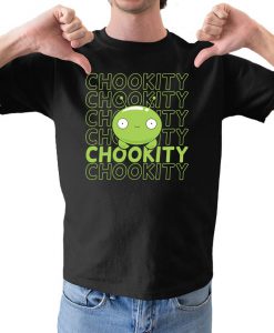 Mooncake chookity Inspired Funny Unisex Men's Comedy Black T-Shirt