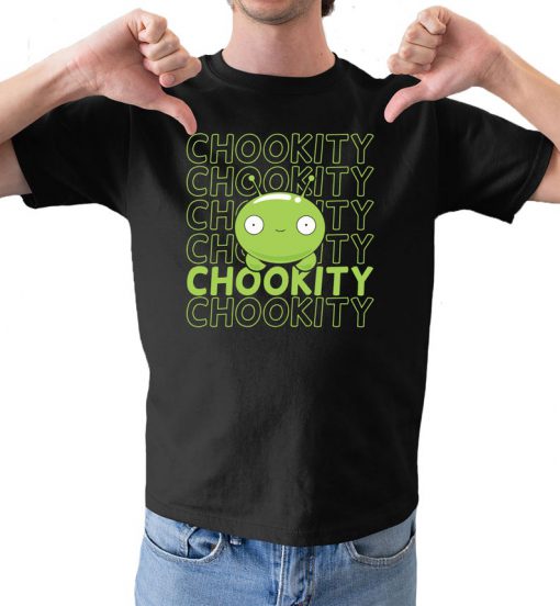 Mooncake chookity Inspired Funny Unisex Men's Comedy Black T-Shirt