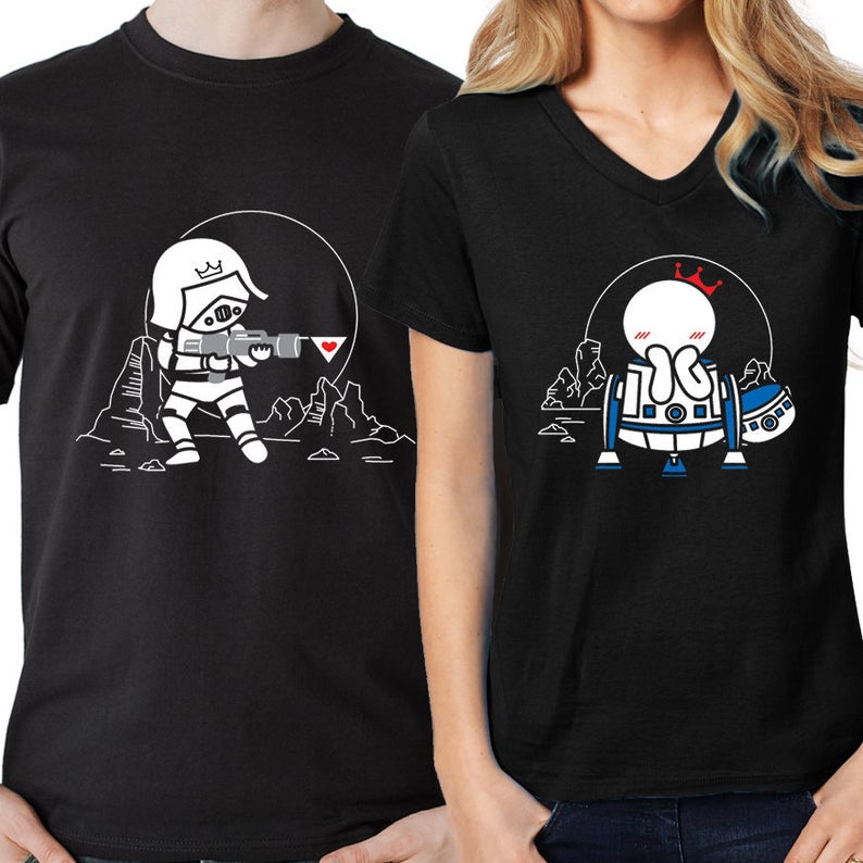 star wars couple shirts