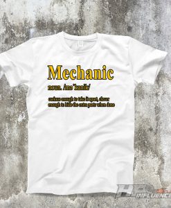 Gearhead MECHANIC DEFINITION White T-shirt
