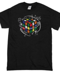 Rubix's Cube EQUATION T-Shirt Mens Funny T-Shirts