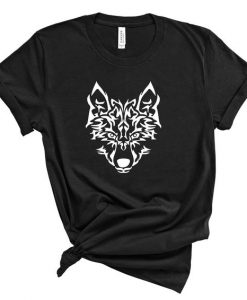 Wolf Head Shirt, Cute T-Shirt