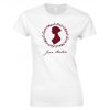 Womens Jane Austen T-Shirt Featuring Jane's Own Silhouette & Signature