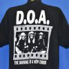 90s DOA The Black Spot Album Dawning New Error t-shirt Back